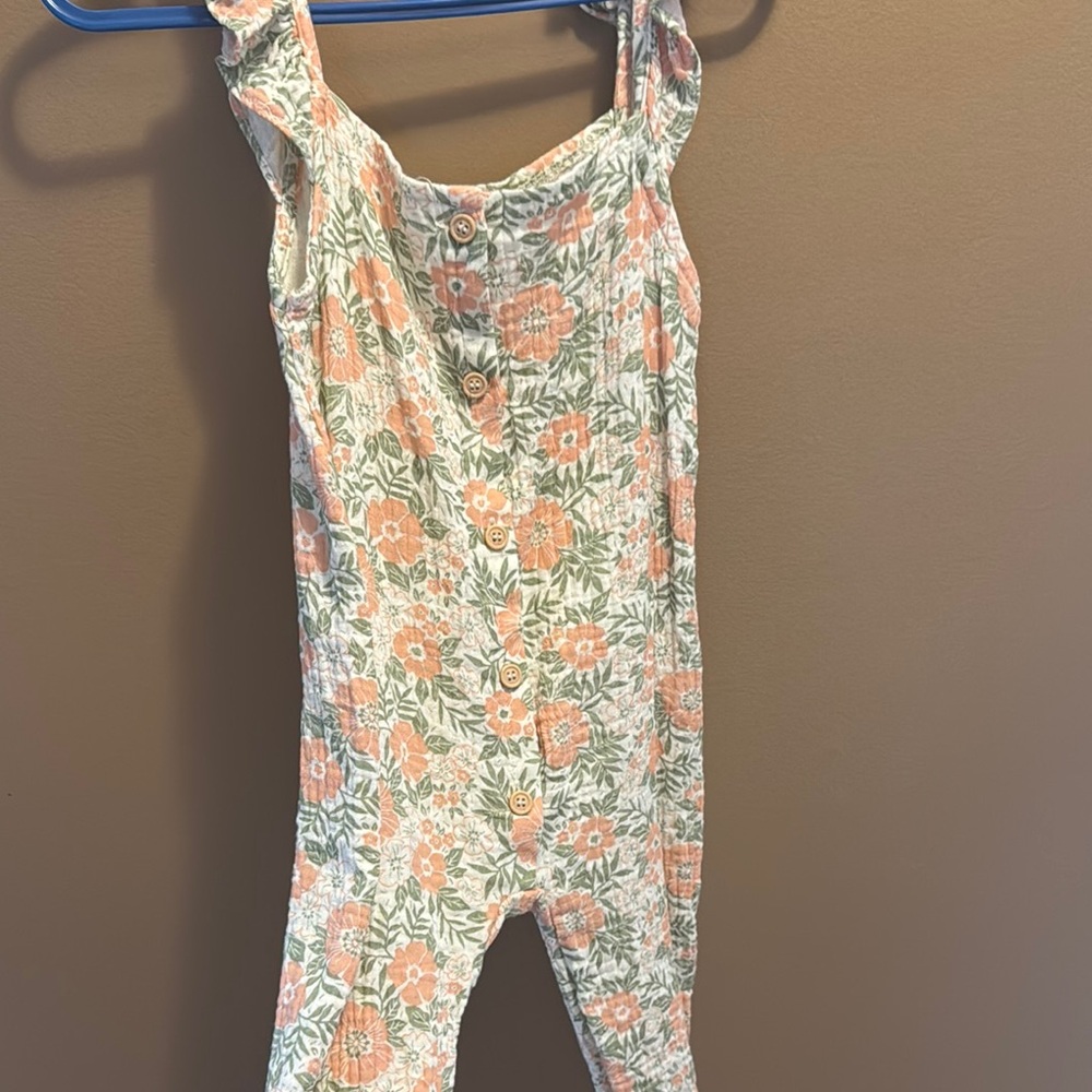 Floral Kids One Piece